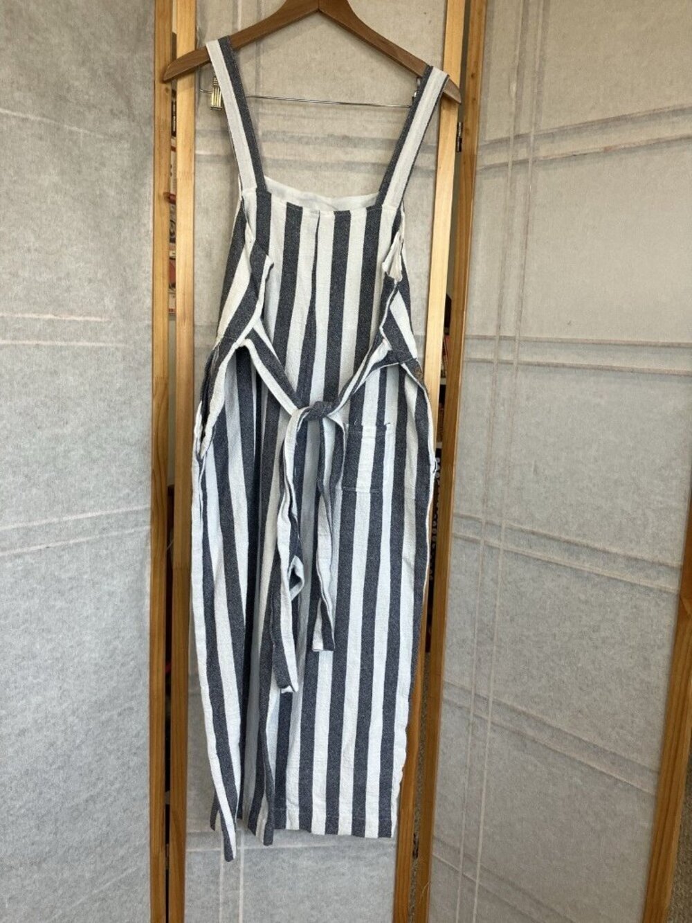Birdwell Beach Britches Everyday Overalls Jumpsuit Striped Cotton Large, Beach - Picture 6 of 8